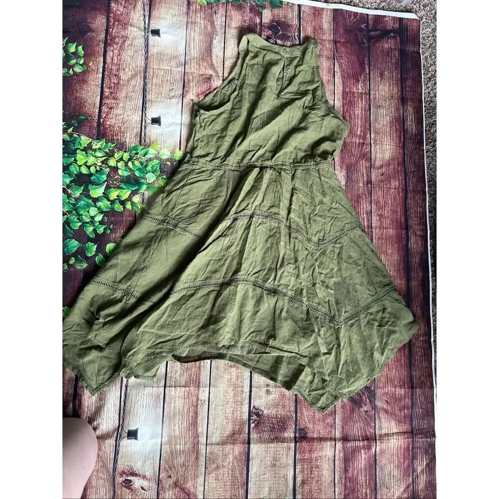 Wrangler Retro Green Dress Size L
